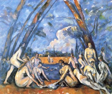 Nu œuvres - Grandes Baigneuses 2 Paul Cézanne Nu impressionniste